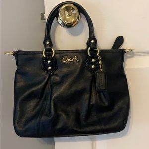 Coach black crossbody bag
